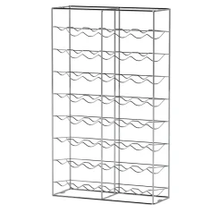 Enrico Girotti Bar Cabinets<Bottillaria Chrome Metal 48-Bottle Wine Rack