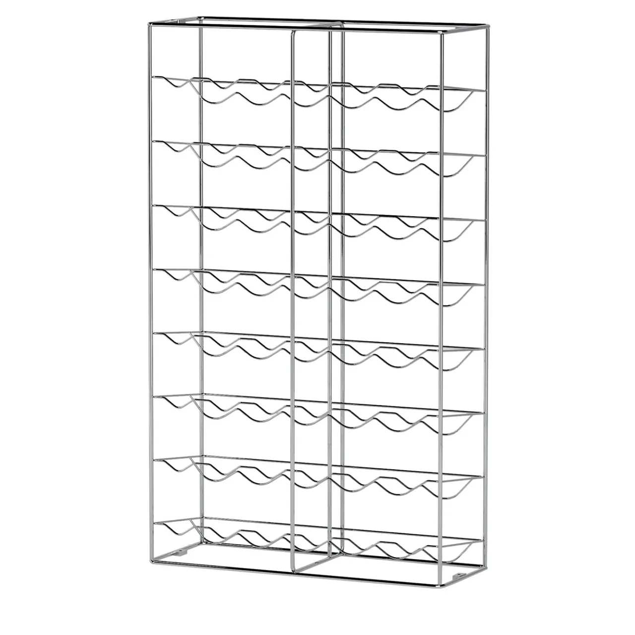 Enrico Girotti Bar Cabinets<Bottillaria Chrome Metal 48-Bottle Wine Rack