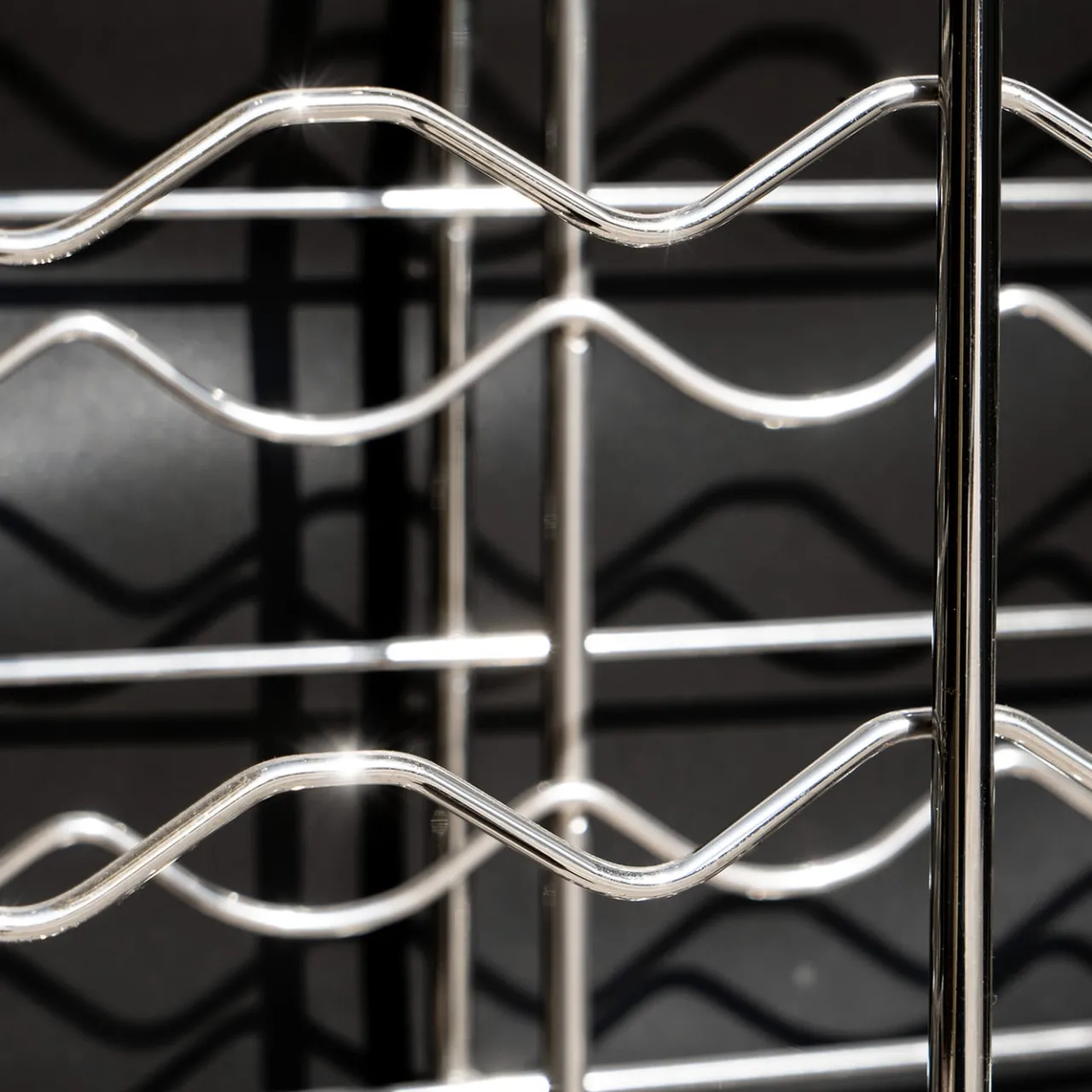 Enrico Girotti Bar Cabinets<Bottillaria Chrome Metal 48-Bottle Wine Rack