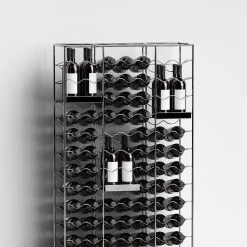 Enrico Girotti Bar Cabinets<Bottillaria Chrome Metal 84-Bottle Wine Rack