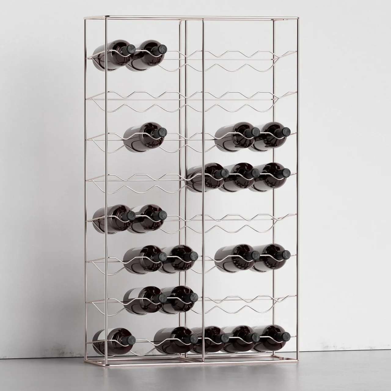 Enrico Girotti Bar Cabinets<Bottillaria Rainbow Metal 48-Bottle Wine Rack