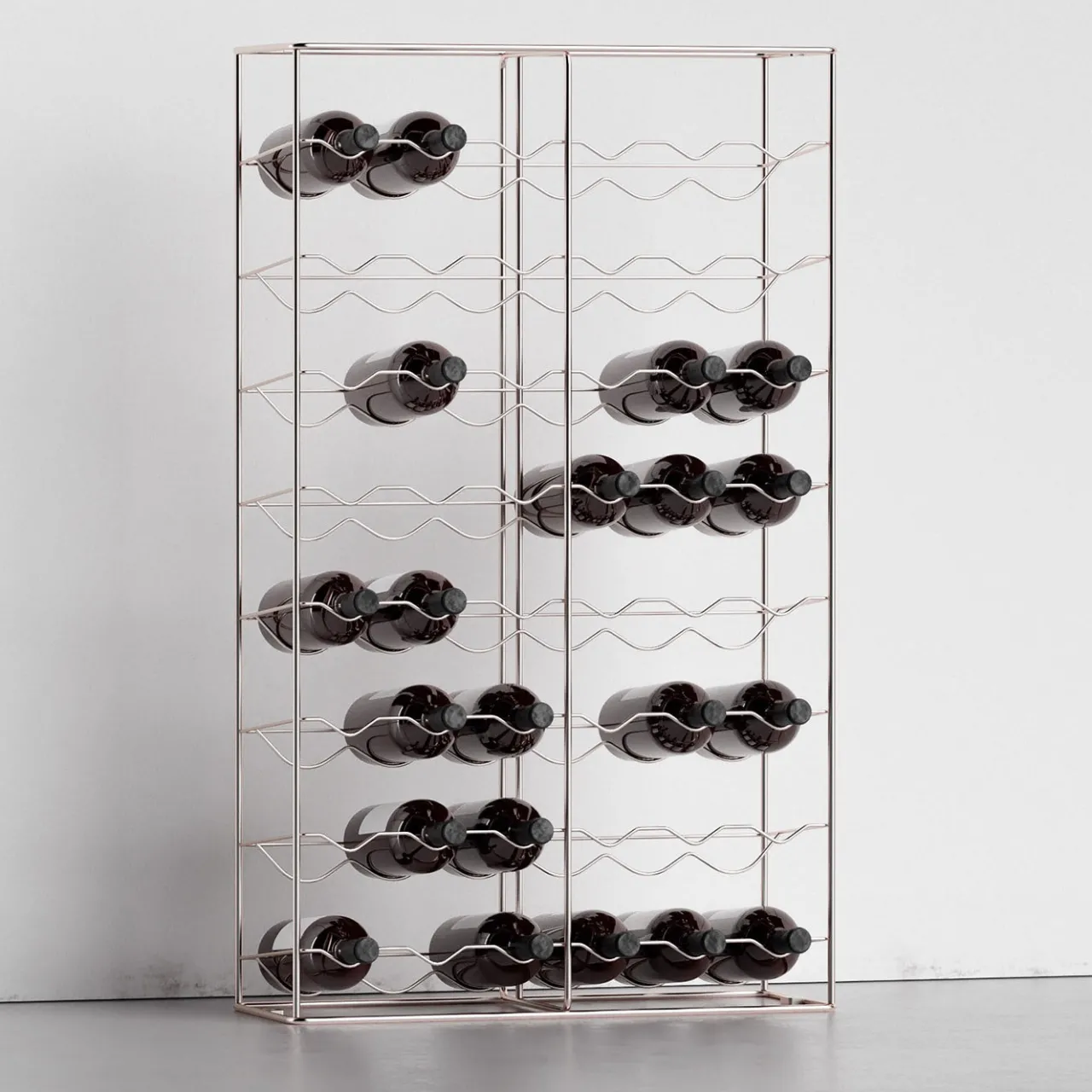 Enrico Girotti Bar Cabinets<Bottillaria Rainbow Metal 48-Bottle Wine Rack