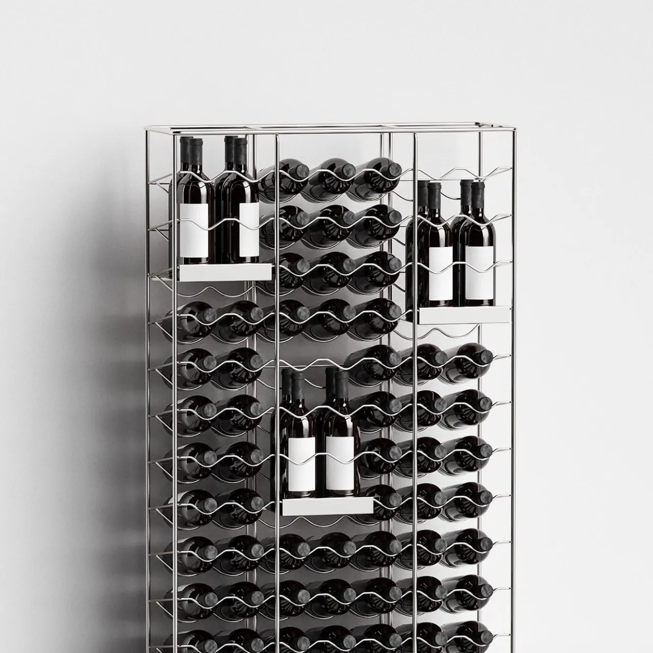 Enrico Girotti Bar Cabinets<Bottillaria Rainbow Metal 84-Bottle Wine Rack