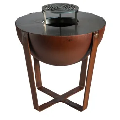 LaFerrotecnica Other Outdoor Furniture<BQ154 Iris half-sphere Iron Barbecue