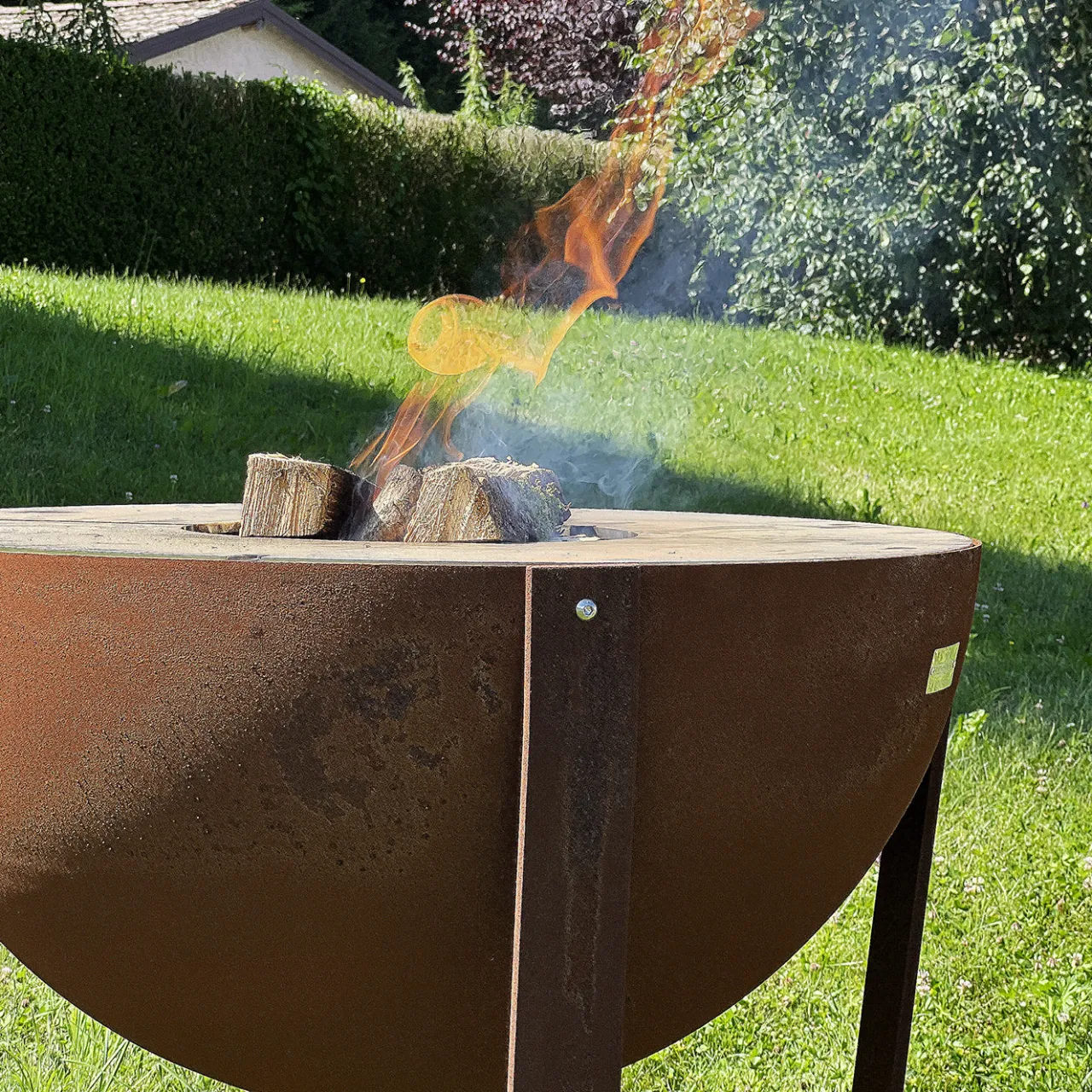 LaFerrotecnica Other Outdoor Furniture<BQ154 Iris half-sphere Iron Barbecue