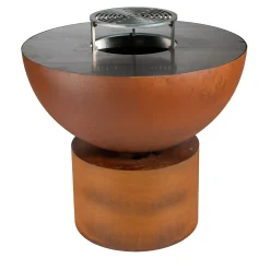 LaFerrotecnica Other Outdoor Furniture<BQ141 Primula Half-Sphere Iron Barbecue