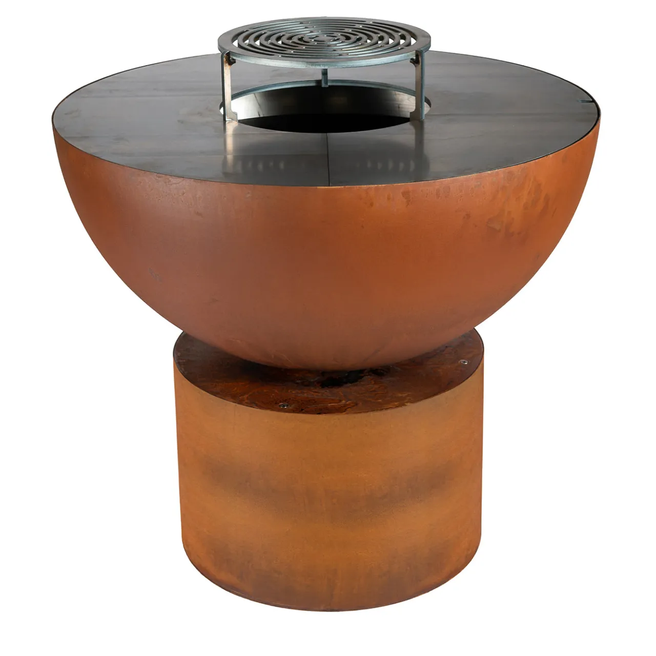 LaFerrotecnica Other Outdoor Furniture<BQ141 Primula Half-Sphere Iron Barbecue