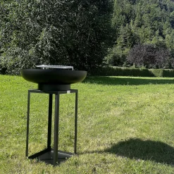 LaFerrotecnica Other Outdoor Furniture<BQ137A ARA Black Steel Barbecue