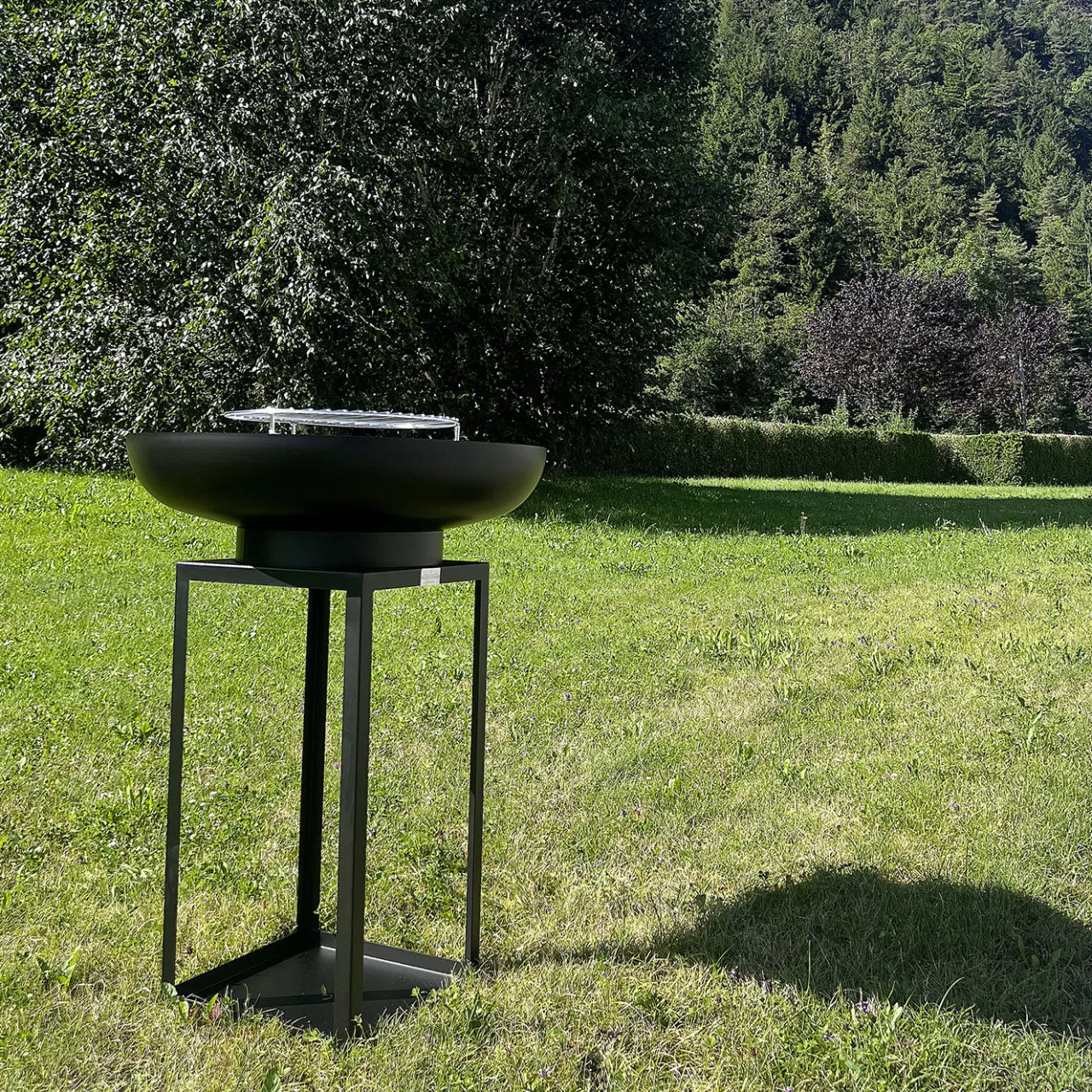 LaFerrotecnica Other Outdoor Furniture<BQ137A ARA Black Steel Barbecue