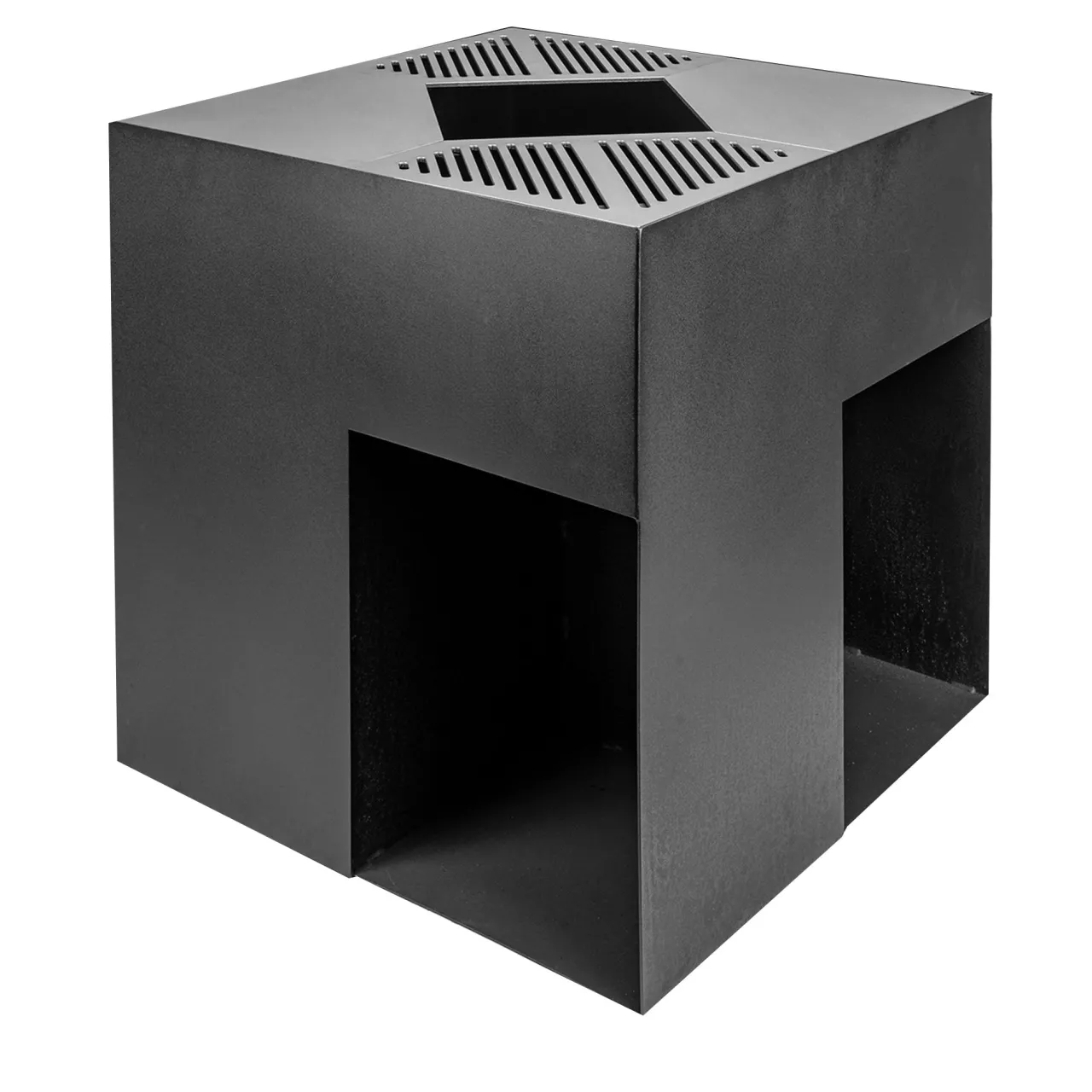 LaFerrotecnica Other Outdoor Furniture<BQ177A Giglio Nero Black Steel Barbecue