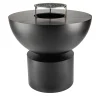 LaFerrotecnica Other Outdoor Furniture<BQ141A Primula Black Half-Sphere Barbecue