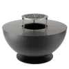 LaFerrotecnica Other Outdoor Furniture<BQ157A Tulipano Round Black Iron Barbecue