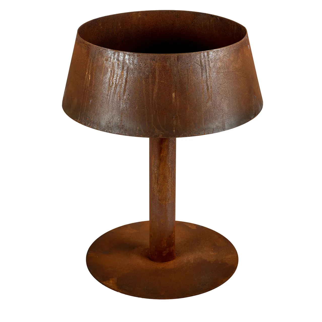 LaFerrotecnica Other Outdoor Furniture<BR113 Lampada Alta round steel firepit