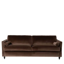 Mantellassi 1926 Sofas<Bramante Brown Velvet Sofa