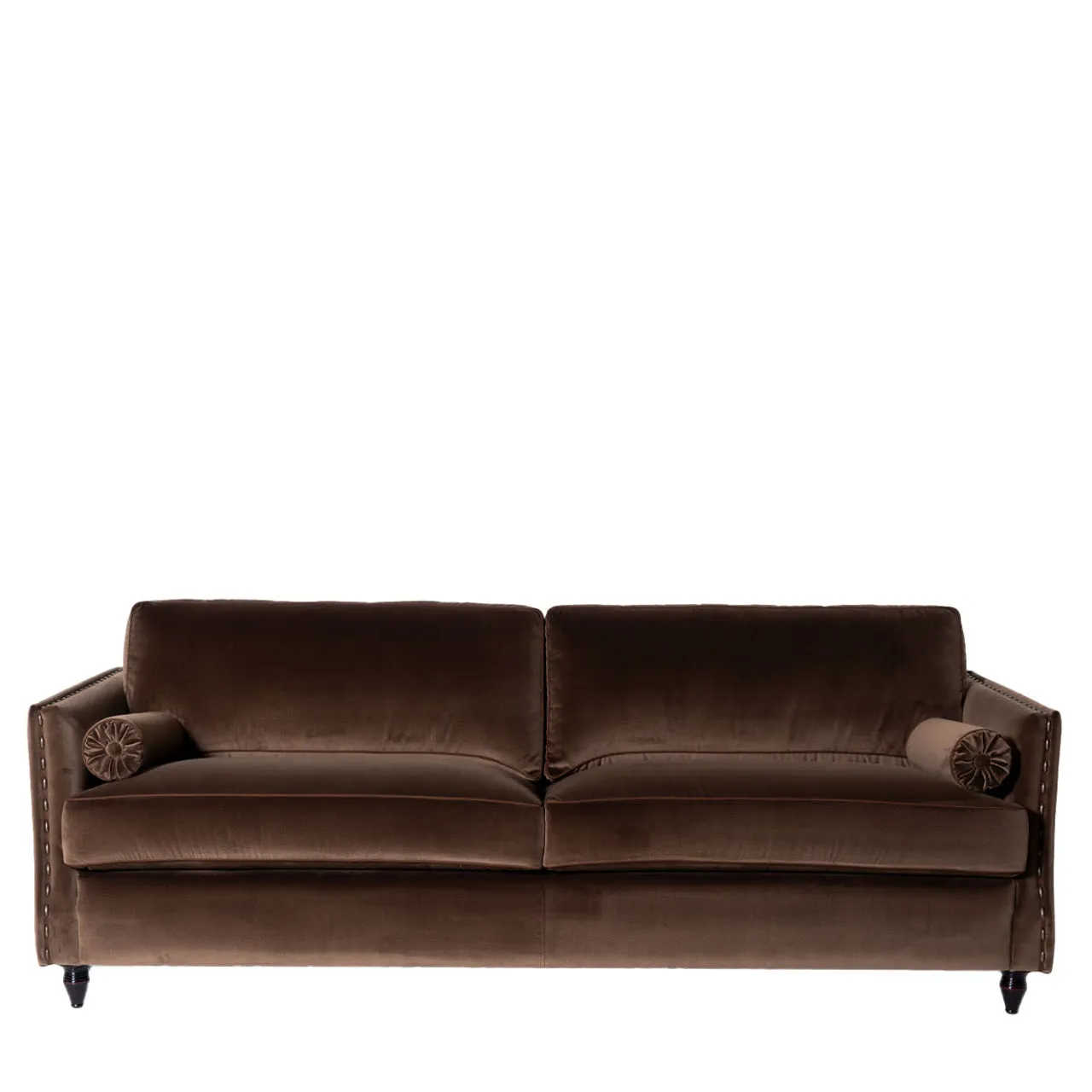 Mantellassi 1926 Sofas<Bramante Brown Velvet Sofa