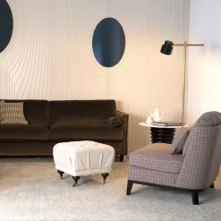 Mantellassi 1926 Sofas<Bramante Brown Velvet Sofa