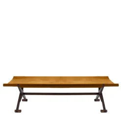 Tonucci Collection Benches<Branda Leather Full Grain Cognac Bench