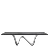 Riva 1920 Dining Tables<Bree E Onda black solid oak wood and iron Dining Table