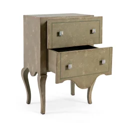 Porte Italia Nightstands<Brenta Green Wood Nightstand