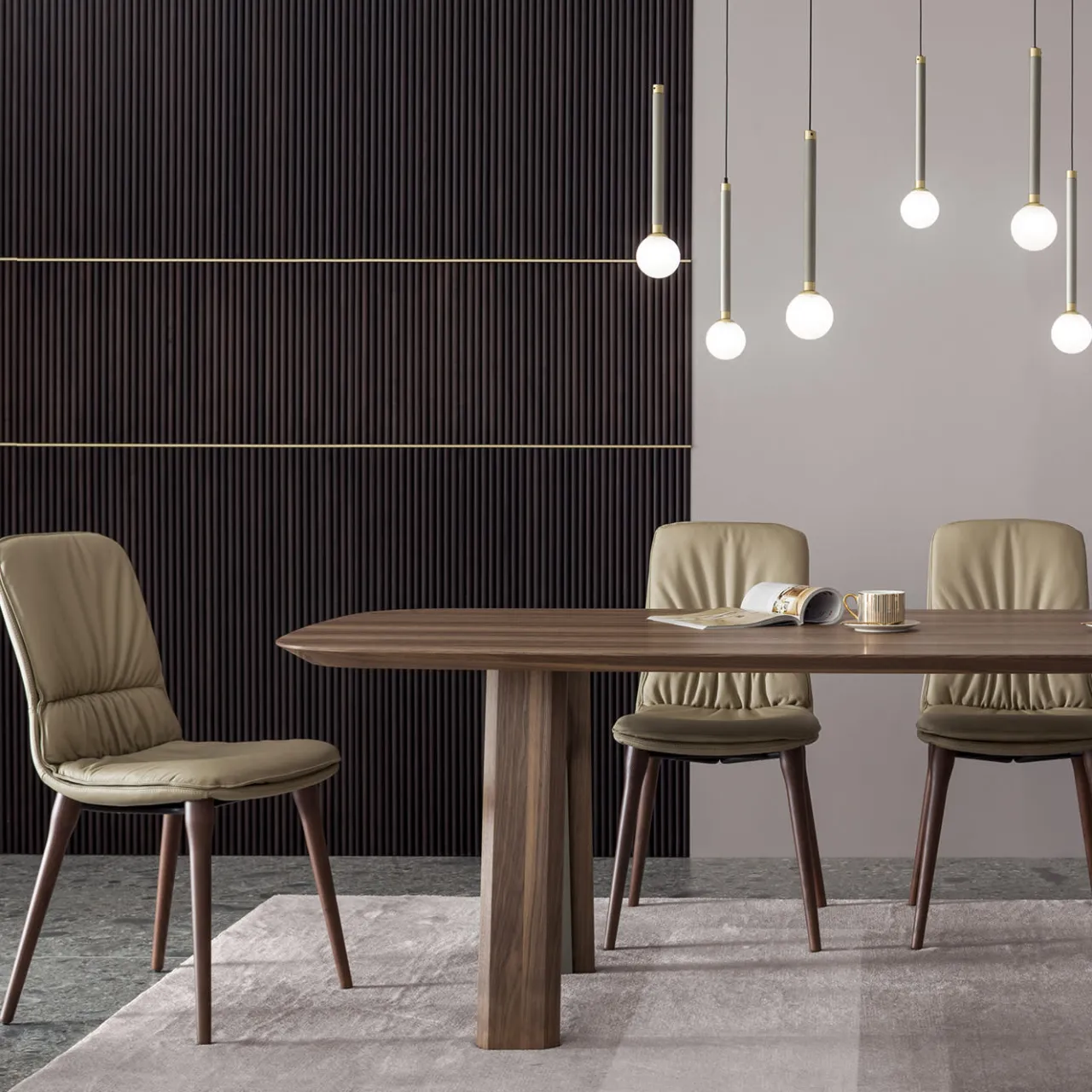 Morica Design Dining Tables<Bridge Large Canaletto Walnut Table