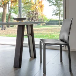 Morica Design Dining Tables<Bridge Large Trinity White Marble-Effect & Oak Table