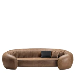 Ghidini 1961 Sofas<Bridge 3-Seater Brown Sofa by Stefano Giovannoni