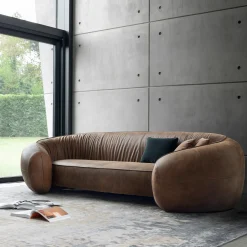 Ghidini 1961 Sofas<Bridge 3-Seater Brown Sofa by Stefano Giovannoni