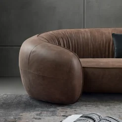 Ghidini 1961 Sofas<Bridge 3-Seater Brown Sofa by Stefano Giovannoni