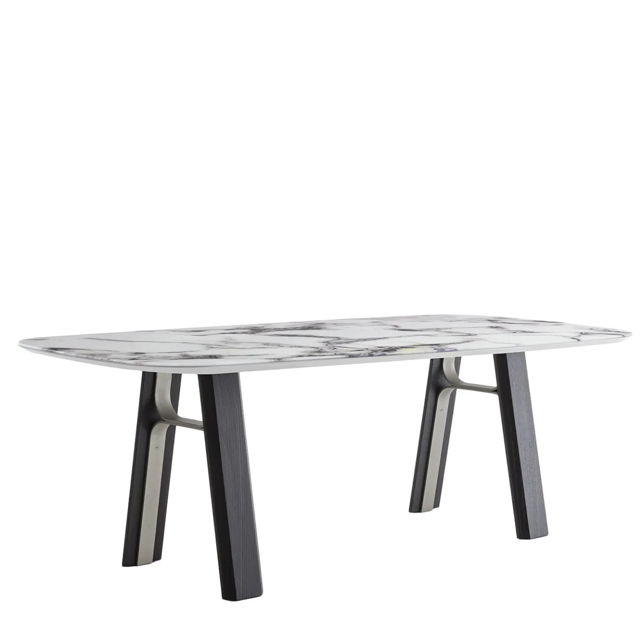 Morica Design Dining Tables<Bridge Trinity White Marble-Effect & Oak Table