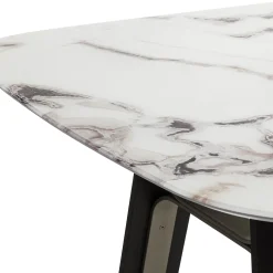 Morica Design Dining Tables<Bridge Trinity White Marble-Effect & Oak Table