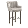 Bedding Atelier Bar Stools<Brio White Leather Bar Stool