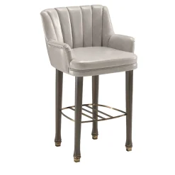 Bedding Atelier Bar Stools<Brio White Leather Bar Stool