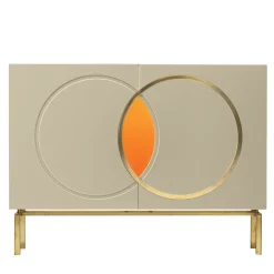 Incalmi Sideboards Buffets<Brioni Cream and Orange Sideboard