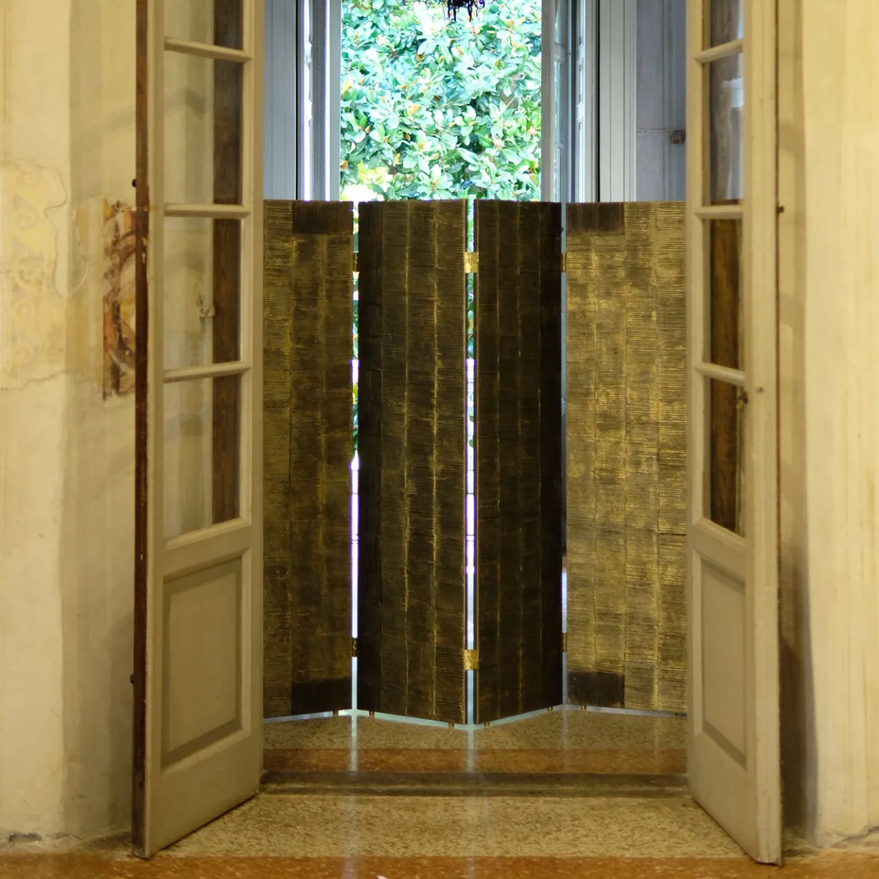 BottegaNera Furniture Room Dividers<Bronze Four-Panel Room Divider
