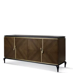 A.R. Arredamenti Sideboards Buffets<Brown 4-Door Sideboard