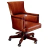 Marzorati Office Chairs<Brown Medium Leather Armchair