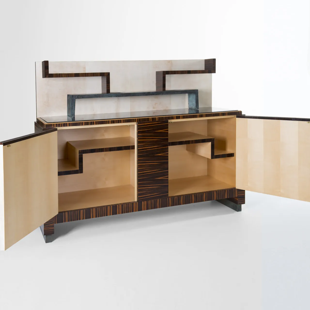Berdondini 1926 Sideboards Buffets<Bruno Neri Livingroom Parchment Sideboard 1935