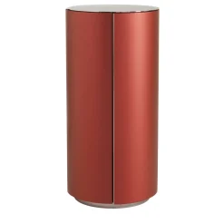 Laura Meroni Cabinets<Brushed Red Cylindrical Cabinet