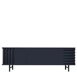 DLA Design Lab Sideboards Buffets<B-SIDE Abyss Blue 3-Door Sideboard