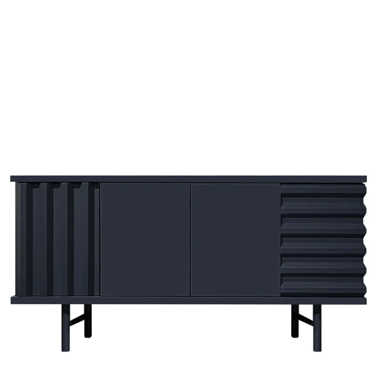 DLA Design Lab Sideboards Buffets<B-Side Deep Blue 2-Door MDF Sideboard