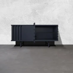 DLA Design Lab Sideboards Buffets<B-Side Deep Blue 2-Door MDF Sideboard