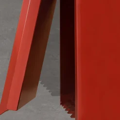 DLA Design Lab Sideboards Buffets<B-Side Fire Red 4-Door MDF Sideboard