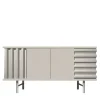 DLA Design Lab Sideboards Buffets<B-Side Pearl White 2-Door MDF Sideboard