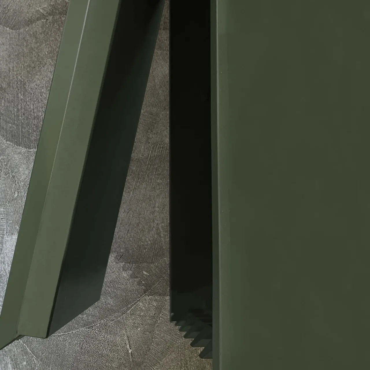 DLA Design Lab Sideboards Buffets<B-Side Rosemary Green 3-Door MDF Sideboard