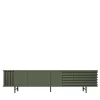 DLA Design Lab Sideboards Buffets<B-SIDE Rosemary Green 4-Door MDF Sideboard