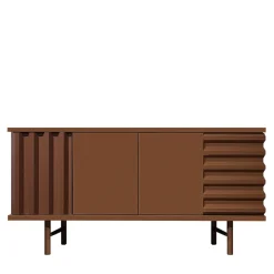 DLA Design Lab Sideboards Buffets<B-Side Rust Brown 2-Door MDF Sideboard