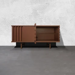 DLA Design Lab Sideboards Buffets<B-Side Rust Brown 2-Door MDF Sideboard