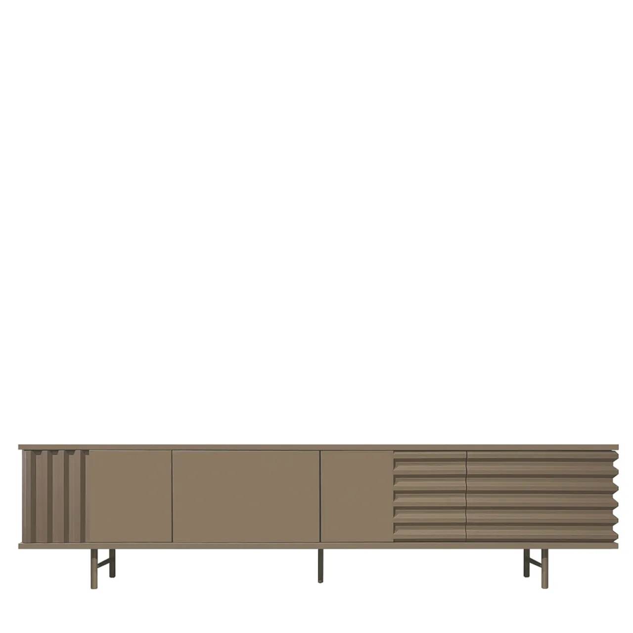 DLA Design Lab Sideboards Buffets<B-SIDE Sand Beige 4-Door Sideboard