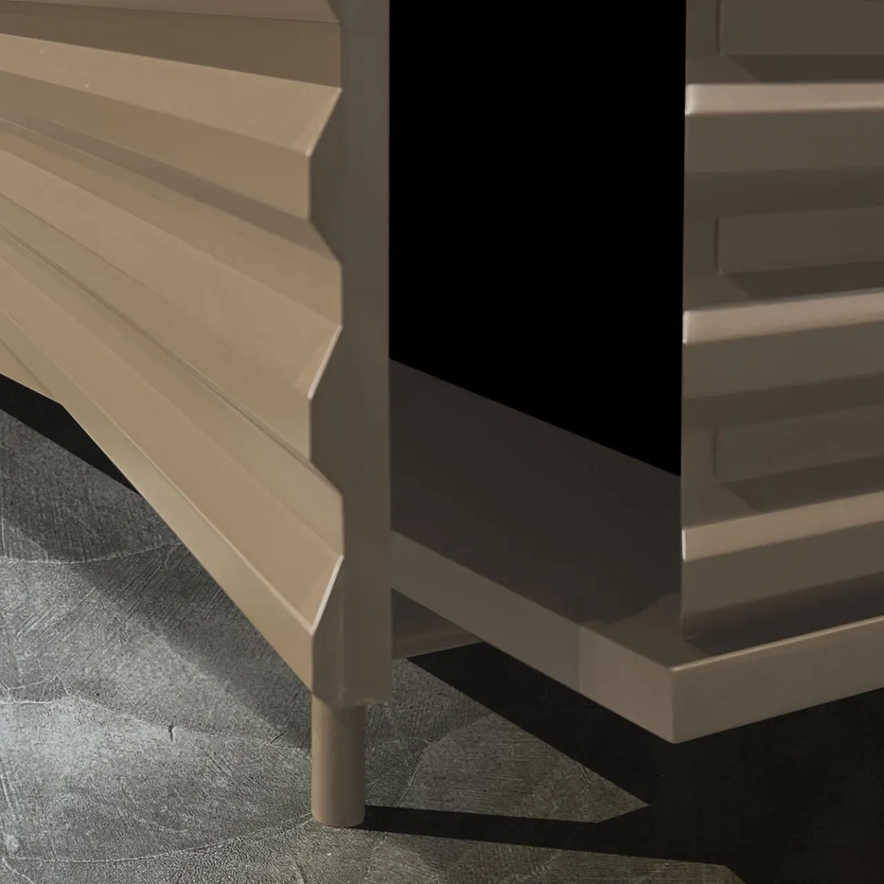 DLA Design Lab Sideboards Buffets<B-Side Sand 2-Door MDF Sideboard