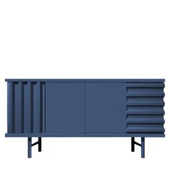 DLA Design Lab Sideboards Buffets<B-Side Ultramarine Blue 2-Door MDF Sideboard